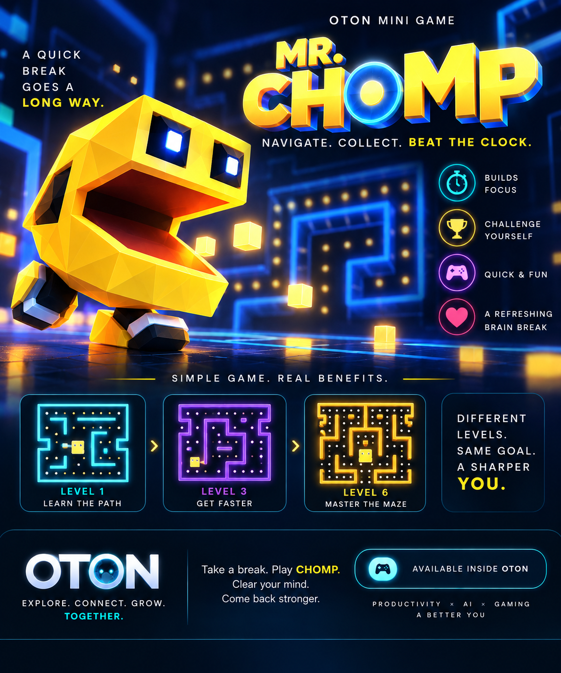 Mr. Chomp OTON Mini Game promotional artwork